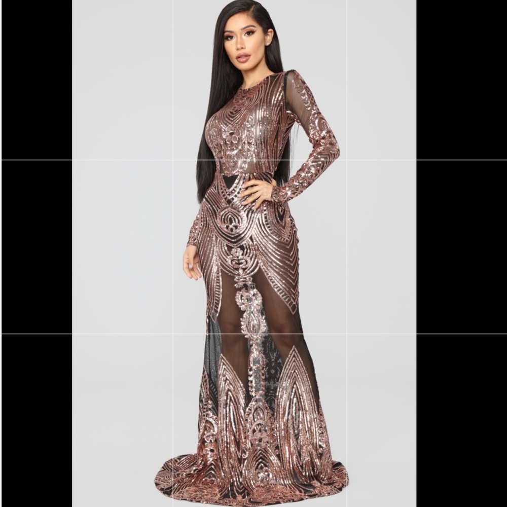 FashionNova Dress NEVER WORN size large